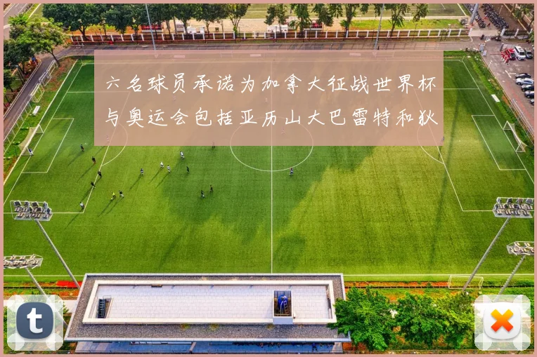六名球员承诺为加拿大征战世界杯与奥运会包括亚历山大巴雷特和狄龙在内